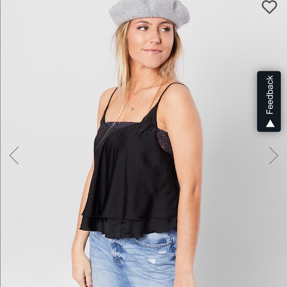 Free People Tops - NWT free people sparkly “turn it on” cami tank